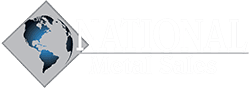 National Metal Sales logo: globe in diamond